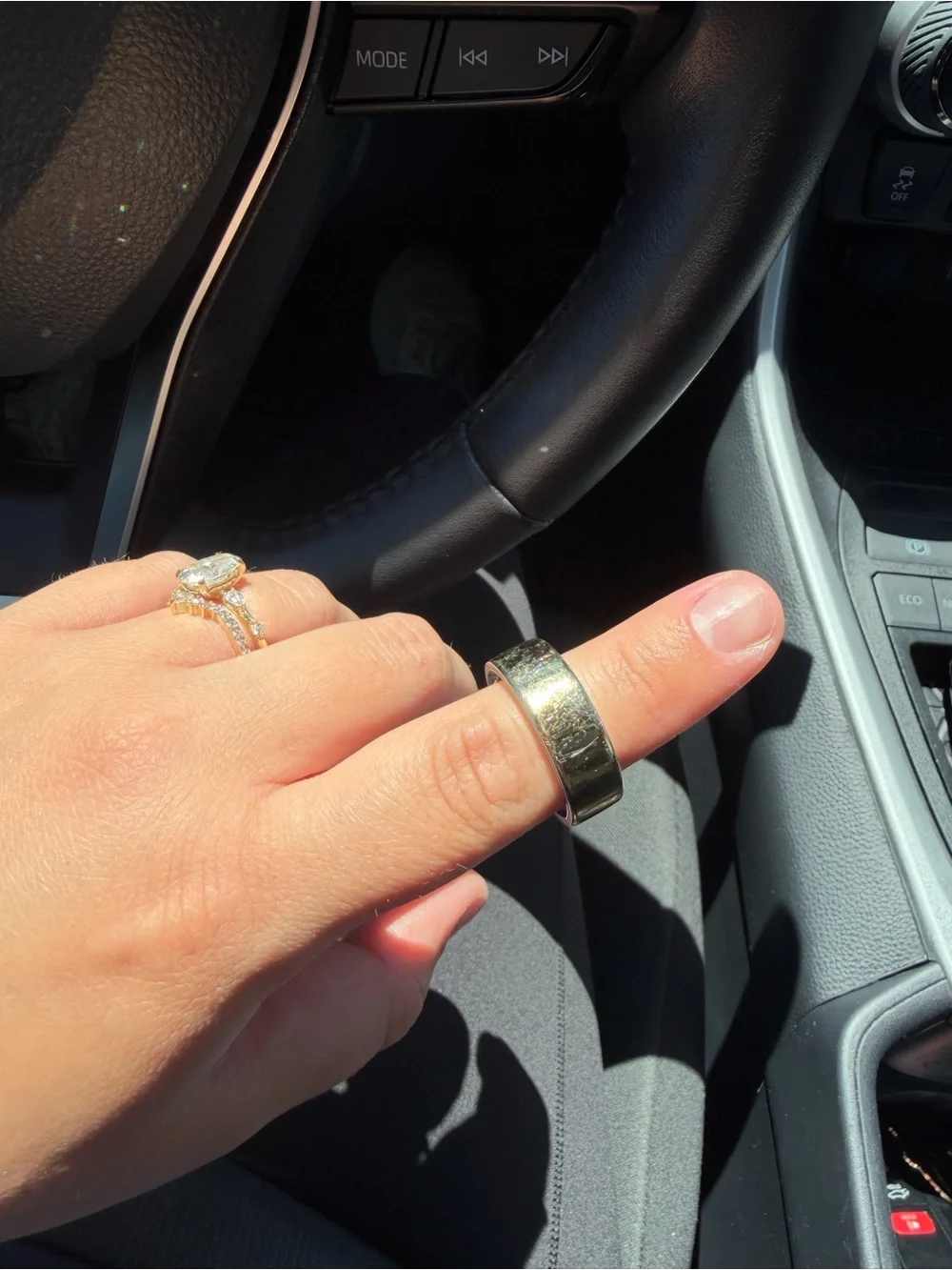 OURA RING SIZE 8 Gold Ring - Accessories